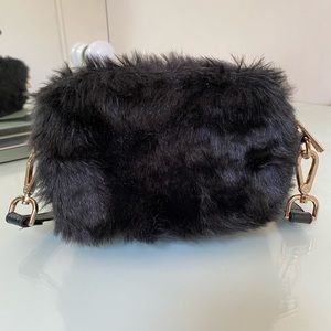 H&M Faux fur purse with strap